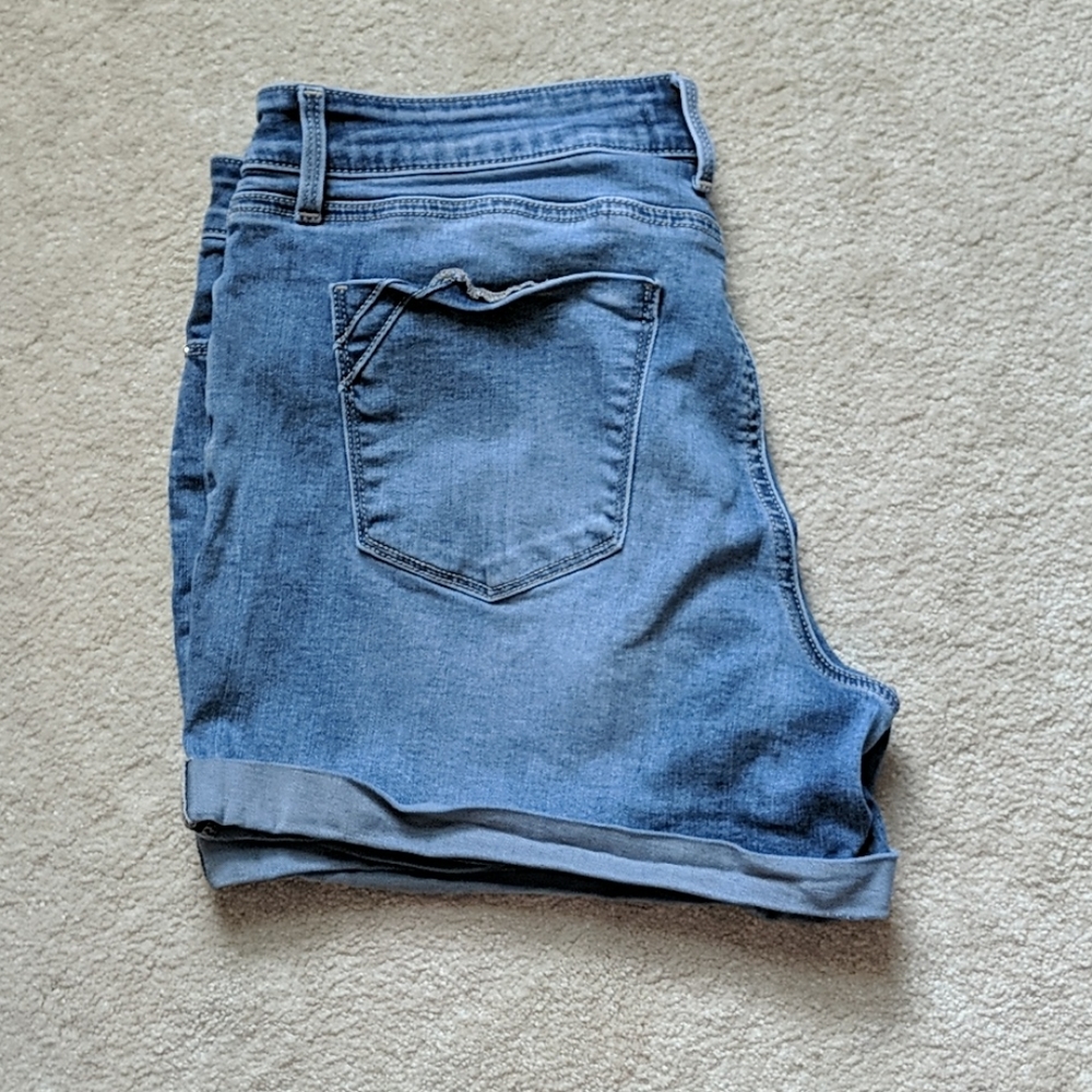 Denim shorts